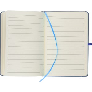 A5-�s jegyzetf�zet �jrahasznos�tott bor�t�val, k�k