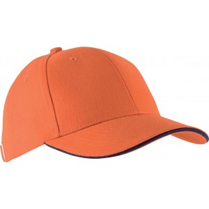 Kup Orlando 6 paneles sapka, Orange/Navy (sapka)