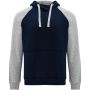 Roly Badet gyerek kapucnis pulver, Navy Blue, Heather grey