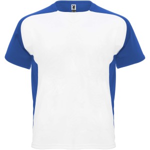 Roly Bugatti rvid ujj uniszex sportpl, white, royal blue