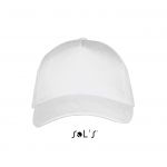 Sols Long Beach 5 paneles sapka, White, U (SO00594WH-U)