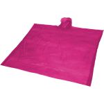 Ziva eldobható esőponcsó tasakkal, rózsaszín (10042906)